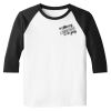 Raglan 3/4 Roundneck Shirt (White Body) Thumbnail