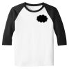 Raglan 3/4 Roundneck Shirt (White Body) Thumbnail