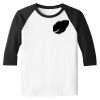 Raglan 3/4 Roundneck Shirt (White Body) Thumbnail