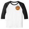 Raglan 3/4 Roundneck Shirt (White Body) Thumbnail