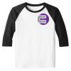 Raglan 3/4 Roundneck Shirt (White Body) Thumbnail