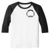 Raglan 3/4 Roundneck Shirt (White Body) Thumbnail