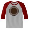 Raglan 3/4 Roundneck Shirt (Gray Body) Thumbnail