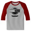 Raglan 3/4 Roundneck Shirt (Gray Body) Thumbnail