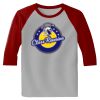 Raglan 3/4 Roundneck Shirt (Gray Body) Thumbnail